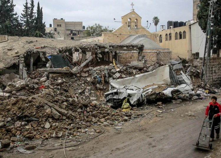 بيان اللجنة الرئاسية لشؤون الكنائس بعد تدمير إسرائيل الوجود المسيحي في فلسطين 1 تدمير إسرائيل الوجود المسيحي في فلسطين