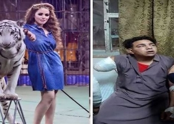 عامل السيرك المصاب