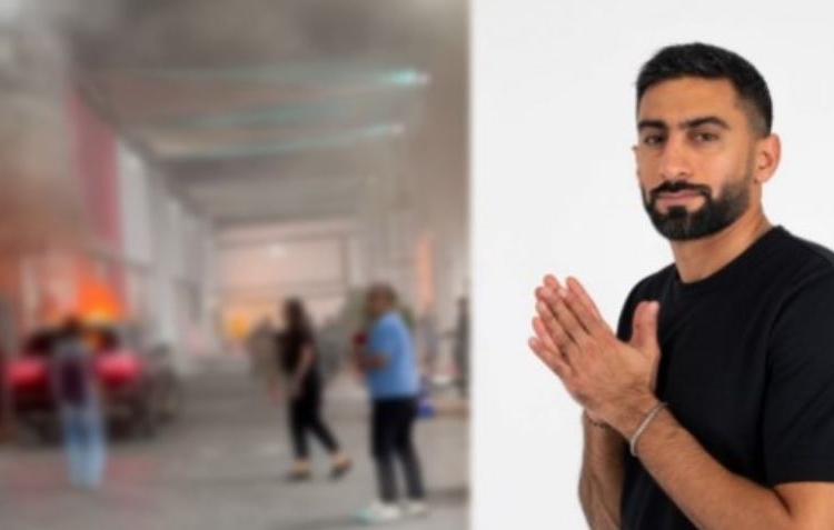 أنس بوخش ينجو من حريق مفاجئ في سيارته ثوانٍ فرّقت كنت هكون جواها 1 أنس بوخش