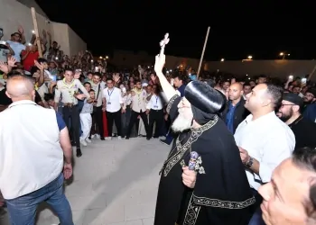 البابا تواضروس خلال جولته في ساحل سليم