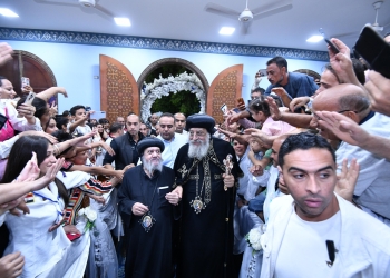 زيارة البابا تواضروس الثاني لإيبارشية أبوتيج