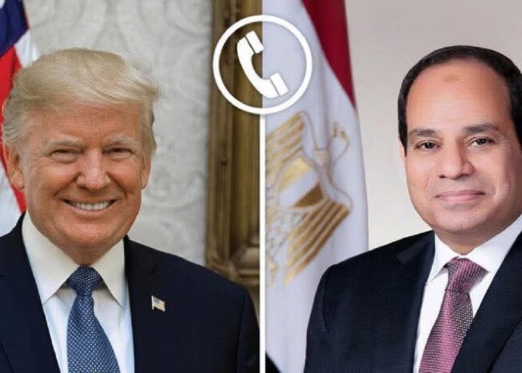 الرئيس السيسي يرشح دونالد ترامب لجائزة نوبل للسلام والرئيس الأمريكي يستجيب لدعوة زيارة مصر 1 الرئيس السيسي و دونالد ترامب