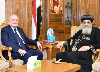 البابا يستقبل الأمين العام لمجلس كنائس الشرق الأوسط