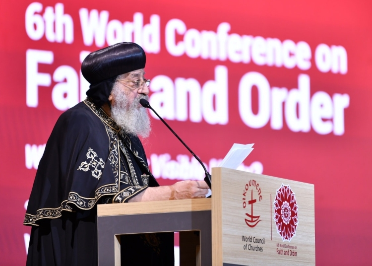 البابا تواضروس الثاني من مؤتمر مجلس الكنائس العالمي مصر ما زالت تشكل جسرا حيا بين الكنائس ومكان يحمل رسالة الرجاء والوحدة 1 البابا تواضروس الثاني