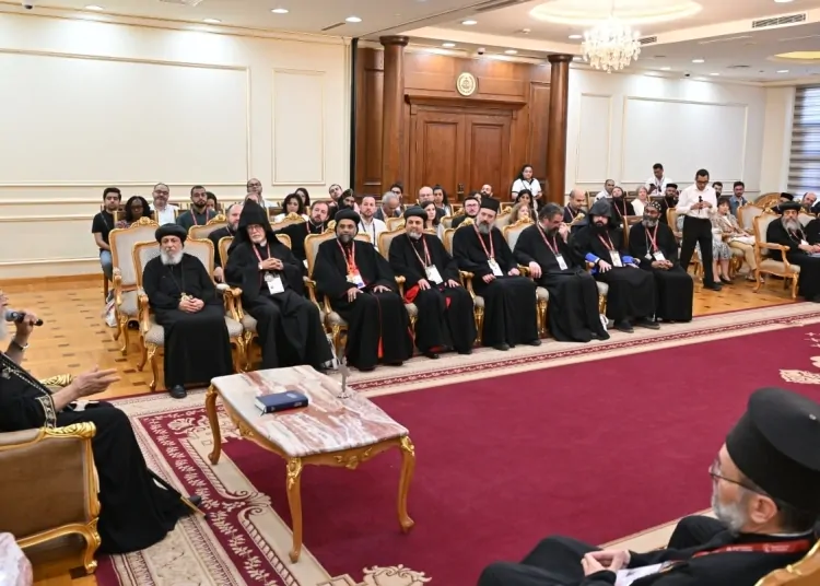 بالصور لقاء البابا تواضروس الثاني بوفود كنائس العائلة الأرثوذكسية البيزنطية والعائلة الأرثوذكسية الشرقية 1 مجلس الكنائس العالمي