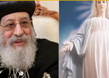 البابا تواضروس في احتفالية مئوية كنيسة الزيتون السيدة العذراء هي رمز فرح وشفاعة دائمة 11 البابا تواضروس والعذراء مريم