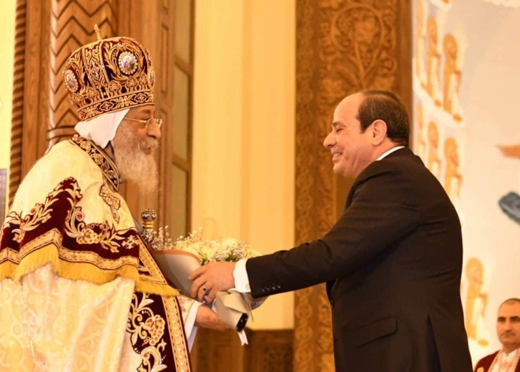البابا تواضروس عن الجهود الكبيرة التي يبذلها الرئيس السيسي محبته كبيرة ونظرته واحدة لكل المصريين 1 البابا تواضروس والرئيس السيسي