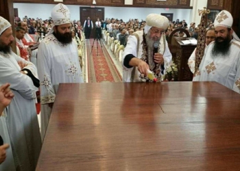 أول كنيسة دشنها قداسة البابا تواضروس الثانى بأمريكا