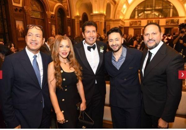 هاني رمزي يحتفل بزفاف نجله وسط كوكبة من ألمع نجوم الفن والإعلام 1 هاني رمزي يحتفل بزفاف نجله