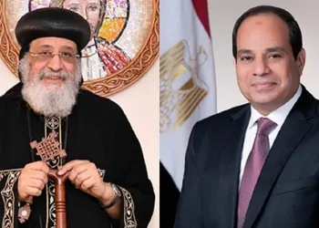 البابا تواضروس نحن البلد الوحيد الذي استضاف المسيح وعصر السيسي أنهى نغمة الاضطهاد 13 البابا تواضروس والسيسي