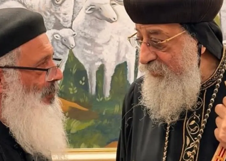 بالصور البابا تواضروس الثاني يستقبل وفد كنيسة الشهيد الأنبا ونس بسيدني في وادي النطرون 1 البابا تواضروس