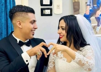 كروان مشاكل يحتفل بزفافه