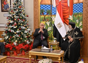 لقاء البابا تواضروس ووزير العدل