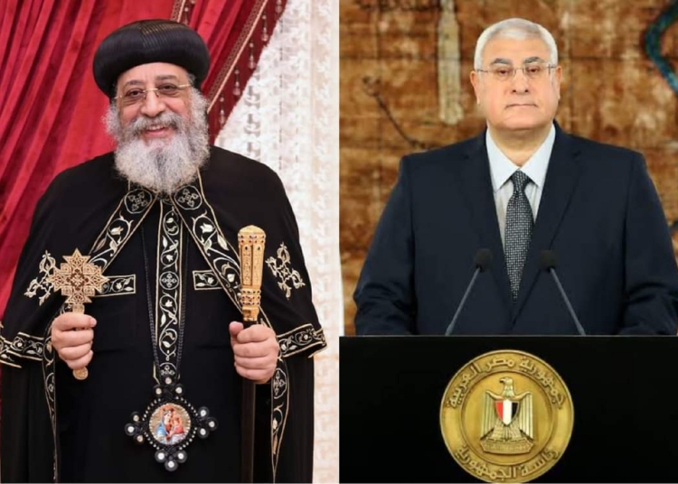 رسالة محبة من قلب الوطن عدلي منصور يهنئ البابا تواضروس بعيد القيامة المجيد 1 البابا تواضروس وعدلي منصور