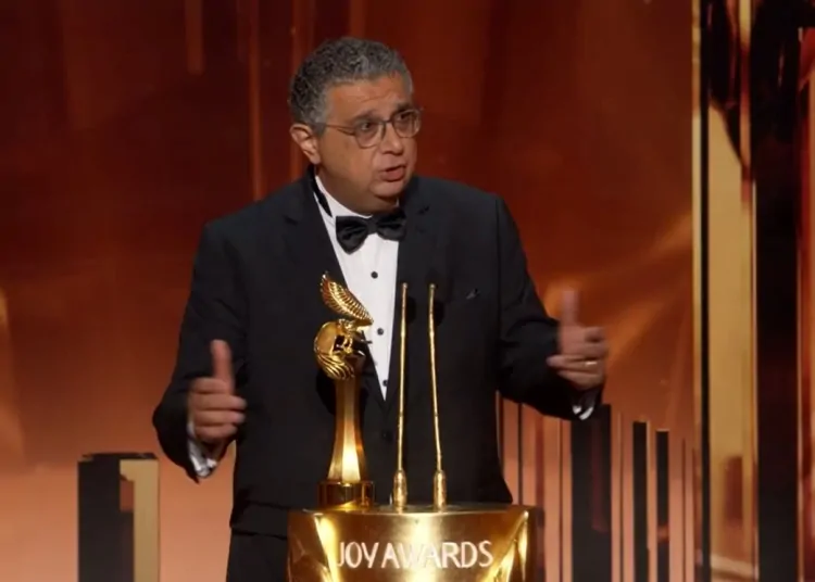 تعليق الفنان ماجد الكدواني بعد حصوله على أفضل ممثل في حفل Joy Awards 1 الفنان ماجد الكدواني