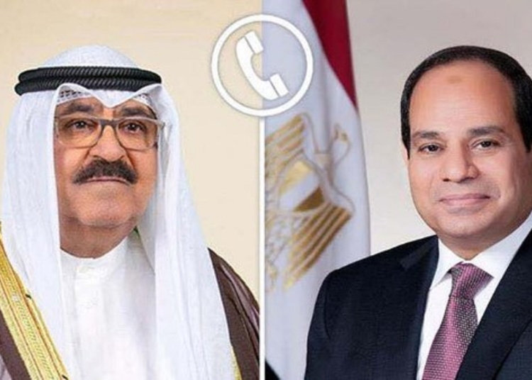 أمن الكويت خط أحمر الرئيس السيسي يوجه رسائل نارية عقب الاعتداء الأخير 1 السيسي ورئيس الكويت