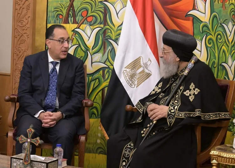 في لفتة تُجسد روح الإخاء البابا تواضروس الثاني يهنئ رئيس الوزراء بعيد الأضحى المبارك 1 الكنيسة برئاسة البابا تواضروس يهنئ الدكتور مدبولي