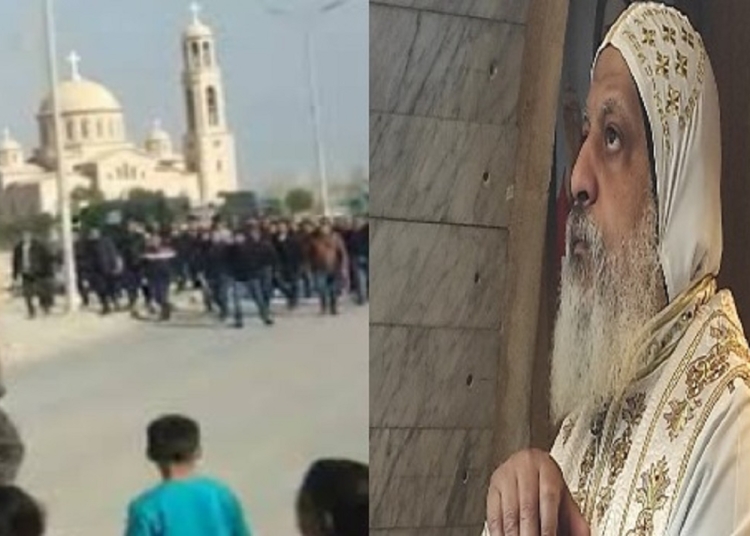 توجيهات الأنبا ميخائيل بتكليف وفد كنسي من إيبارشية حلوان يزور المحتجزين بشان احداث هدم سور كنيسة 15 مايو 1 توجيهات الأنبا ميخائيل