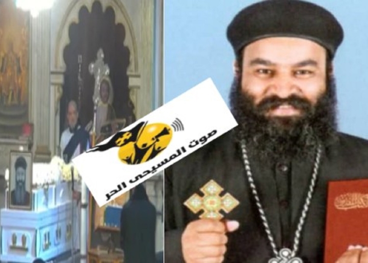 شاهد صلاة تجنيز المتنيح القمص تادرس عطية الله إبراهيم إثر سقوطه من أعلى عقار 1 صلاة جناز المتنيح القمص تادرس عطية