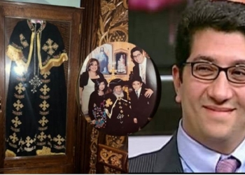 أهداه صليبه ورداءه الخاص المستشار أمير رمزي يروي أسراراً لم تُنشر عن قداسة البابا شنودة الثالث 7 أمير رمزي والبابا شنودة الثالث
