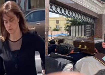بالصور الفنانة نور اللبنانية بكنيسة القديس كيرلس لتشييع جنازة زوجها 10 تشييع جثمان زوج الفنانة نور اللبنانية من كنيسة القديس كيرلس