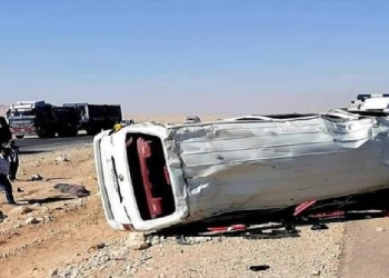 لحظات رعب على الطريق في واقعة ميكروباص قنا وإصابة 14 شخص 9 واقعة ميكروباص قنا
