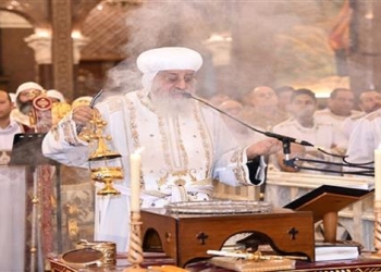 البابا تواضروس الثاني بدير مارمينا يرأس قداس خميس العهد 9 البابا تواضروس الثاني يترأس قداس خميس