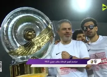 معتمد جمال بعد التتويج بلقب الدوري