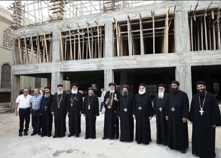 بالصور البابا تواضروس يتفقد كواليس بناء المركز الثقافي القبطي بالإسكندرية 1 المركز الثقافي القبطي
