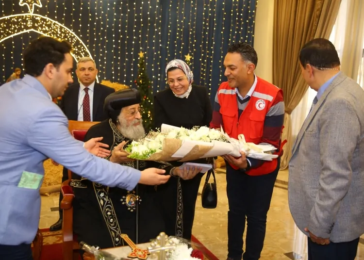 بالصور استقبال البابا تواضروس الثاني عدد من الشخصيات العامة للتهنئة بالعيد 1 استقبال البابا تواضروس الثاني عدد من الشخصيات