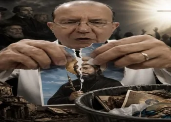 نسيم عبد المسيح يمزق صور القديسين