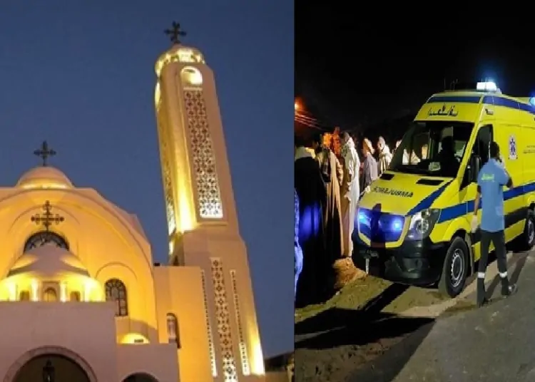 تفاصيل واقعة رحلة الكنيسة انقلب الميكروباص في بني سويف عقب وفاة سيدة وأصابة 10 أشخاص 1 واقعة رحلة الكنيسة انقلب الميكروباص في بني سويف